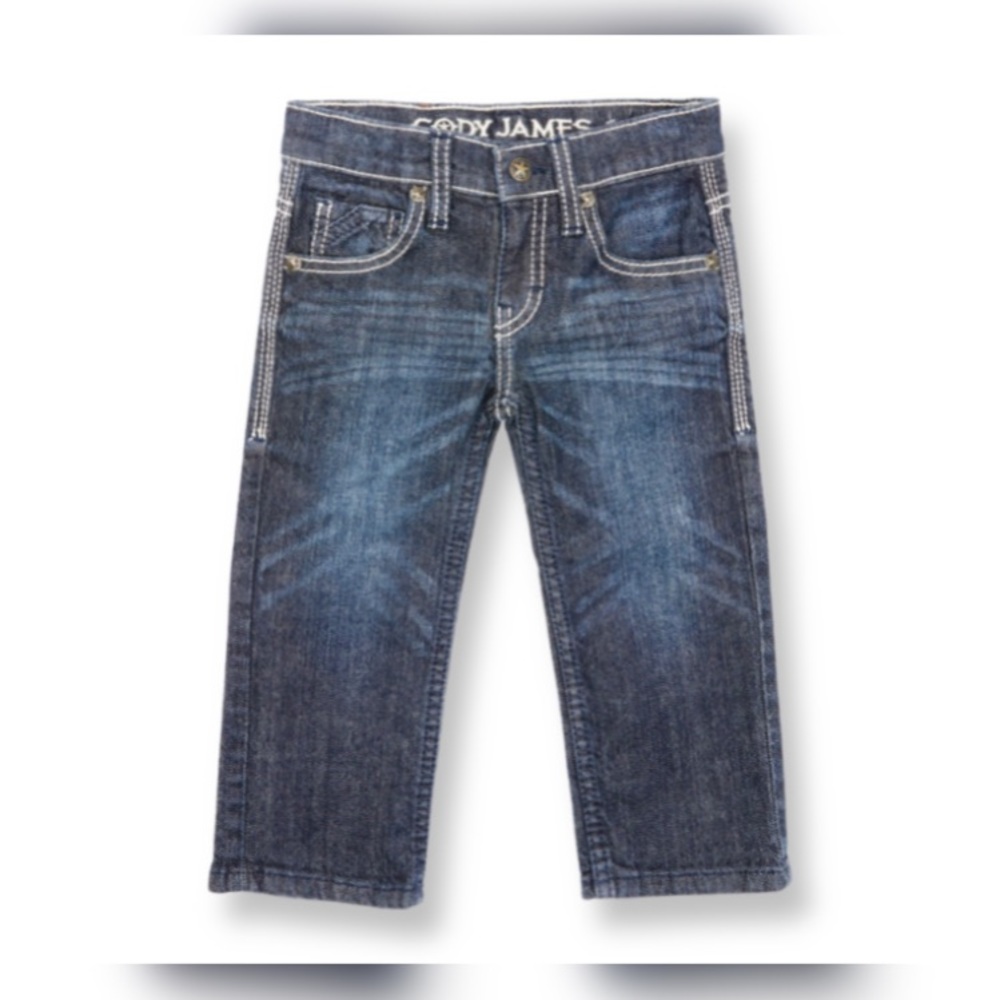 CODY JAMES TODDLER BOYS' NIGHT HAWK STRETCH RELAXED BOOTCUT JEANS